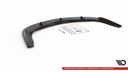 Cup Spoilerlippe Front Ansatz passend für Alfa Romeo 156 Facelift schwarz Hochglanz