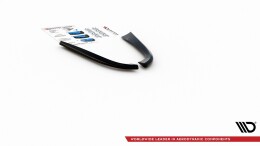 Heck Ansatz Flaps Diffusor passend für Alfa Romeo 156 SW Facelift schwarz Hochglanz