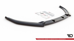 Cup Spoilerlippe Front Ansatz V.3 passend für Audi S3 / A3 S-Line 8V FL Limousine schwarz Hochglanz