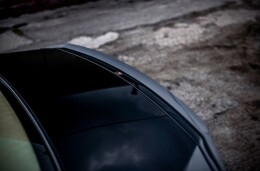 Heck Spoiler Aufsatz Abrisskante für Lexus LS Mk4 FL schwarz Hochglanz