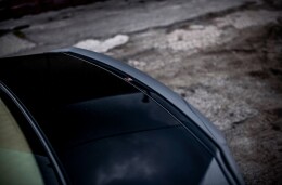 Heck Spoiler Aufsatz Abrisskante passend für Lexus LS Mk4 FL schwarz Hochglanz