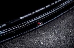 Cup Spoilerlippe Front Ansatz passend für Lexus LS Mk4 Facelift schwarz Hochglanz