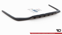 Mittlerer Cup Diffusor Heck Ansatz DTM Look passend für Lexus LS Mk4 Facelift schwarz Hochglanz
