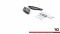 Heck Ansatz Flaps Diffusor passend für SEAT Leon Mk3 FR Facelift schwarz Hochglanz