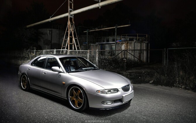 Street+ Spoilerlippe Front Ansatz passend für Mazda Xedos 6 schwarz Hochglanz