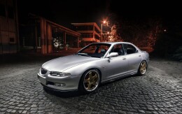 Cup Spoilerlippe Front Ansatz passend für Mazda Xedos 6 schwarz Hochglanz