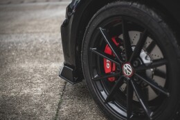 Street Pro Cup Spoilerlippe Front Ansatz für / Frontansatz VW Golf 7 GTI TCR