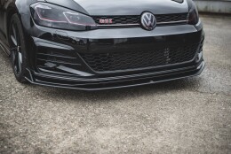 Street Pro Cup Spoilerlippe Front Ansatz passend für VW Golf 7 GTI TCR SCHWARZ