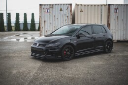 Street Pro Cup Spoilerlippe Front Ansatz passend für VW Golf 7 GTI TCR SCHWARZ