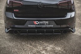 Street Pro Heckschürze Heck Ansatz Diffusor für VW Golf 7 GTI TCR SCHWARZ