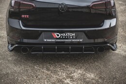 Street Pro Heckschürze Heck Ansatz Diffusor passend für VW Golf 7 GTI TCR SCHWARZ