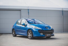 Cup Spoilerlippe Front Ansatz passend für Peugeot 207 Sport schwarz Hochglanz