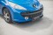 Cup Spoilerlippe Front Ansatz für Peugeot 207 Sport schwarz Hochglanz