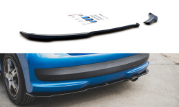 Heck Ansatz Flaps Diffusor passend für Peugeot 207...