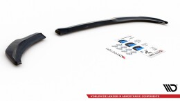 Heck Ansatz Flaps Diffusor passend für Peugeot 207 Sport schwarz Hochglanz