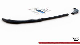 Heck Ansatz Flaps Diffusor passend für Peugeot 207 Sport schwarz Hochglanz
