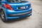 Heck Ansatz Flaps Diffusor passend für Peugeot 207 Sport schwarz Hochglanz