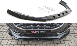 Cup Spoilerlippe Front Ansatz für Ford S-Max Mk2 Facelift schwarz matt