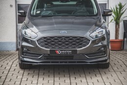 Cup Spoilerlippe Front Ansatz passend für Ford S-Max Mk2 Facelift schwarz matt