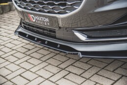 Cup Spoilerlippe Front Ansatz passend für Ford S-Max Mk2 Facelift schwarz matt