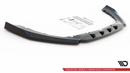 Cup Spoilerlippe Front Ansatz passend für Ford S-Max Mk2 Facelift schwarz matt