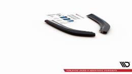 Heck Ansatz Flaps Diffusor für Ford S-Max Vignale Mk2 Facelift schwarz matt