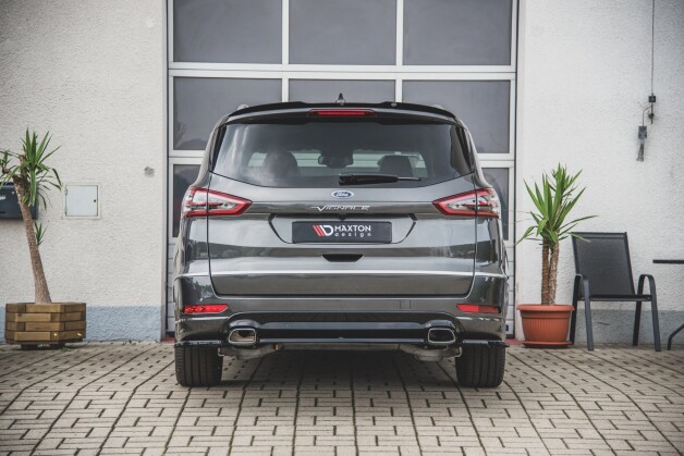 Heckansatz Ford S-Max Vignale Mk2 Facelift schwarz Hochglanz
