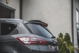 Heck Spoiler Aufsatz Abrisskante passend für Ford S-Max Mk2 FL schwarz Hochglanz
