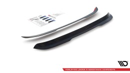 Heck Spoiler Aufsatz Abrisskante passend für Ford Focus ST-Line Mk3 FL schwarz Hochglanz