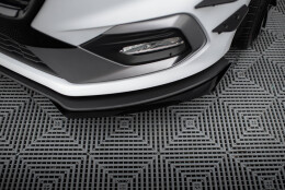 Street Pro Cup Spoilerlippe Front Ansatz passend für Ford Fiesta Mk8 ST / ST-Line SCHWARZ+ HOCHGLANZ FLAPS
