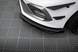 Street Pro Cup Spoilerlippe Front Ansatz passend für Ford Fiesta Mk8 ST / ST-Line SCHWARZ+ HOCHGLANZ FLAPS