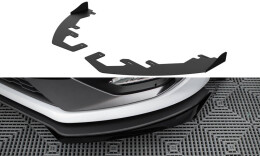 Front Stoßstangen Racing Flaps passend für Ford Fiesta Mk8 ST / ST-Line schwarz Hochglanz