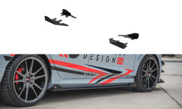 Seiten Schweller Street Pro Flaps für Ford Fiesta Mk8 ST / ST-Line schwarz Hochglanz