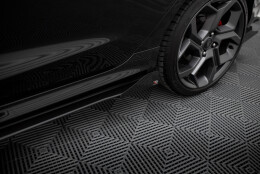 Side Front Stoßstangen Racing Flaps passend passend für Ford Fiesta Mk8 ST / ST-Line FLAPS HOCHGLANZ