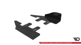 Side Front Stoßstangen Racing Flaps passend passend für Ford Fiesta Mk8 ST / ST-Line FLAPS HOCHGLANZ