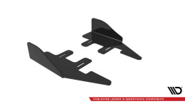 Side Front Stoßstangen Racing Flaps passend passend für Ford Fiesta Mk8 ST / ST-Line FLAPS HOCHGLANZ