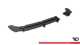 Street Pro Heck Ansatz Diffusor passend für Ford Fiesta Mk8 ST rot