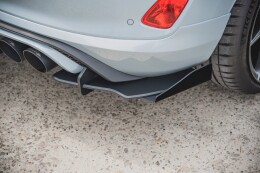 Street Pro Heck Ansatz Diffusor für Ford Fiesta Mk8 ST SCHWARZ+ HOCHGLANZ FLAPS