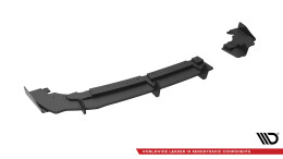 Street Pro Heck Ansatz Diffusor passend für Ford Fiesta Mk8 ST SCHWARZ+ HOCHGLANZ FLAPS