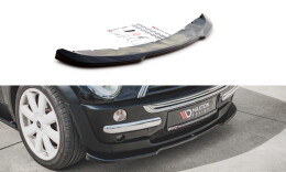 Cup Spoilerlippe Front Ansatz passend für Mini Cooper / One R50 schwarz Hochglanz