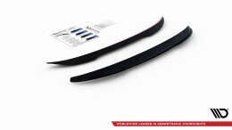 Heck Spoiler Aufsatz Abrisskante passend für Mini Cooper / One R50 schwarz Hochglanz