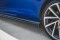 Seitenschweller Ansatz Cup Leisten V.4 für VW Golf 7 R/ R-Line FL schwarz matt