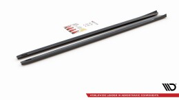 Seitenschweller Ansatz Cup Leisten V.4 passend für VW Golf 7 R/ R-Line FL Carbon Look