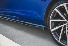 Street+ Seitenschweller Leisten V.4 passend für VW Golf 7 R/ R-Line FL Carbon Look