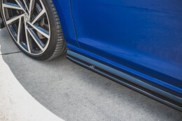 Street+ Seitenschweller Leisten V.4 passend für VW Golf 7 R/ R-Line FL Carbon Look