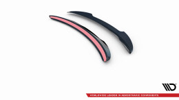 Heck Spoiler Aufsatz Abrisskante passend für Mercedes-Benz CLA Shooting Brake AMG-Line (X118) schwarz Hochglanz
