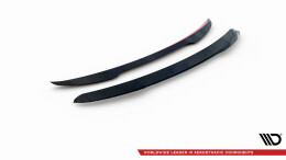Heck Spoiler Aufsatz Abrisskante passend für Mercedes-Benz CLA Shooting Brake AMG-Line (X118) schwarz Hochglanz