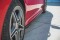 Seitenschweller Ansatz Cup Leisten für Mercedes-Benz CLA AMG-Line C118 schwarz matt