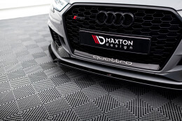 Cup Spoilerlippe Front Ansatz V.4 passend für Audi RS3 8V FL Sportback schwarz Hochglanz