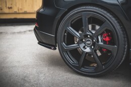 Heck Ansatz Flaps Diffusor V.2 für Audi RS3 8V Sportback Facelift schwarz Hochglanz